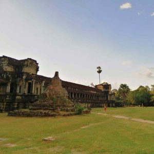Private Angkor Wat Sunset Tour - a view of Angkor from eastern entrance