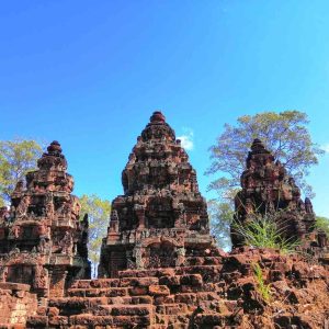 1-day Angkor Wat GRAND LOOP Private tour with air-con minivan [with the famous Banteay Srei temple] at Banteay Srei on a very small private group tour