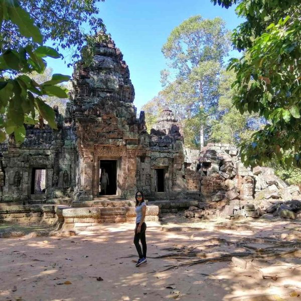 1-day Angkor Wat GRAND LOOP Private tour with air-con minivan [with the famous Banteay Srei temple] at Ta Som Temple