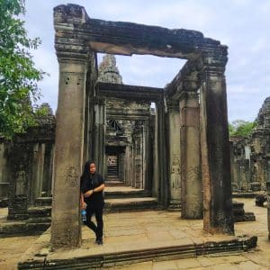 Private Angkor Wat and Angkor Thom tour at Bayon temple