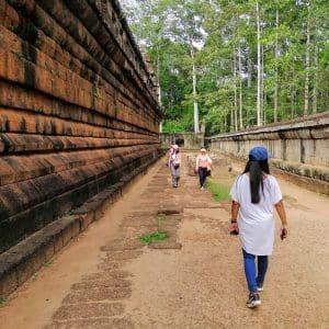 Private Angkor Wat and Angkor Thom tour entering Ta Keo