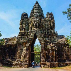 Siem Reap HomeStay 2 Day Tour at Angkor Thom gates