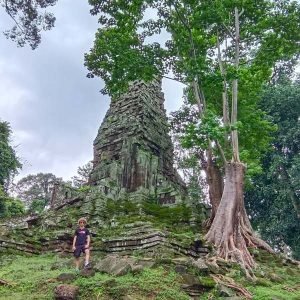Explore the ancient glories of Angkor Thom, including the enigmatic Bayon temple.
