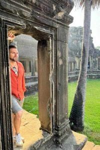 Wandering through atmospheric ruins of Angkor Wat