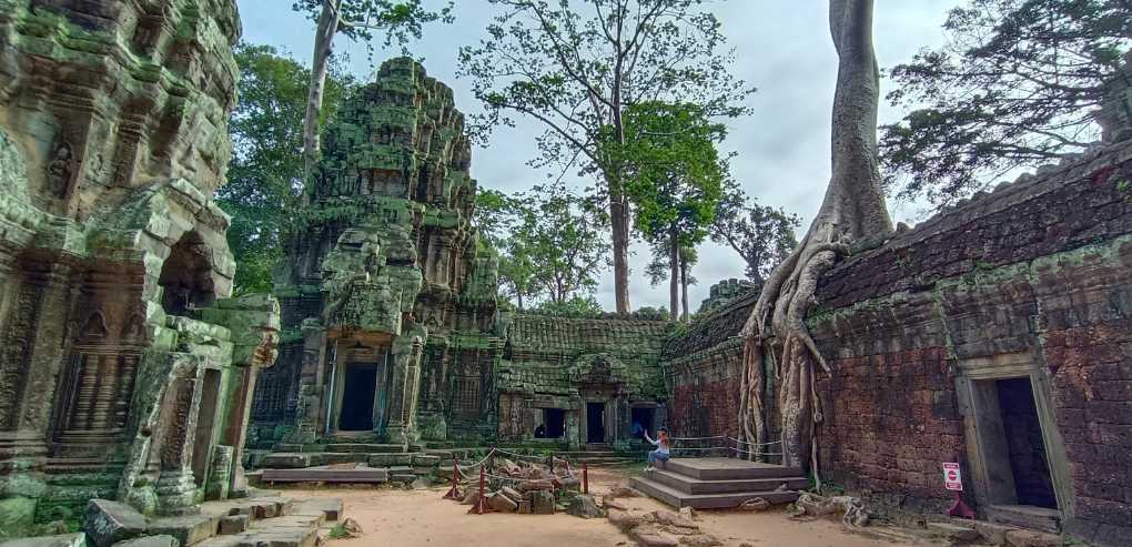 The early morning, late morning hours tend to be less crowded at Ta Prohm and Banteay Srei