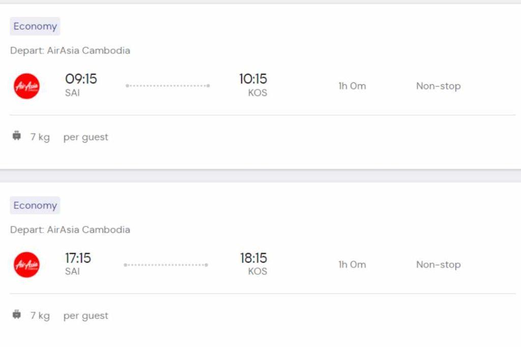 The AirAsia Cambodia Flight Schedule we care about