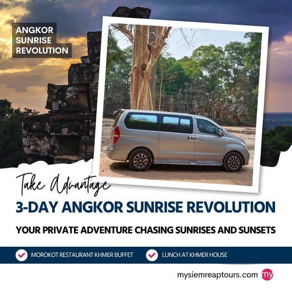 3-Day Angkor Sunrise Revolution - Your Private Adventure Chasing Sunrises and Sunsets