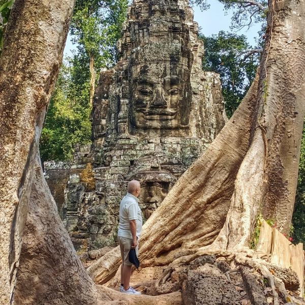 Angkor Thom Victory Gate with Late Morning Angkor Tour