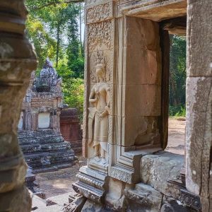 Chau Say Tevoda’s carvings shine on the Angkor Wat Small Circuit Tour—don’t miss the fine details