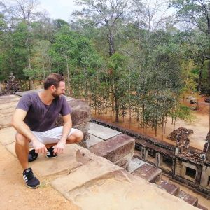 Climb the steep steps of Ta Keo on the Angkor Wat Small Circuit Tour for epic temple views