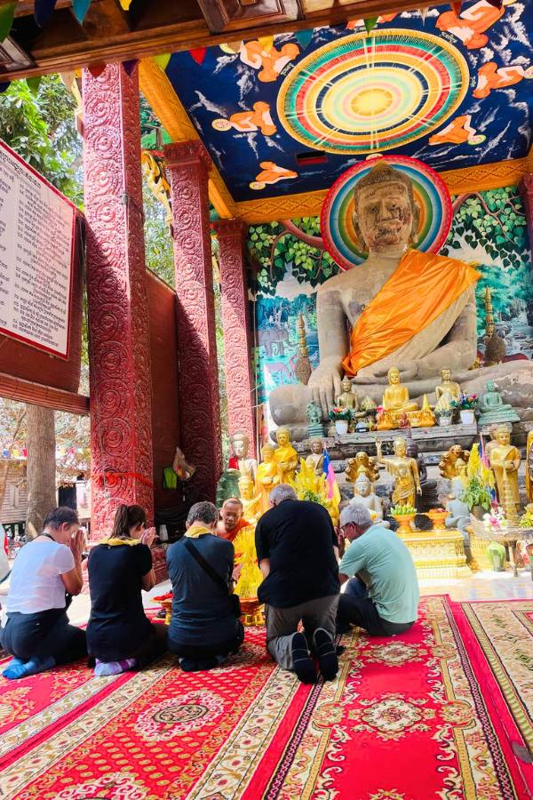 Late Morning Angkor Tour Highlight - Monk Blessing