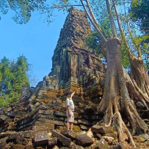 Receive a peaceful monk blessing at Preah Palilay—only on the Angkor Wat Small Circuit Tour