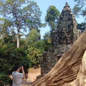 This iconic archway marks one of the most striking photo stops on the Angkor Wat Small Circuit Tour