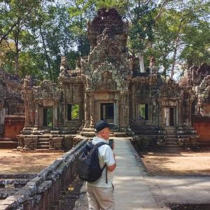 This peaceful temple adds quiet charm to your Angkor Wat Small Circuit Tour experience