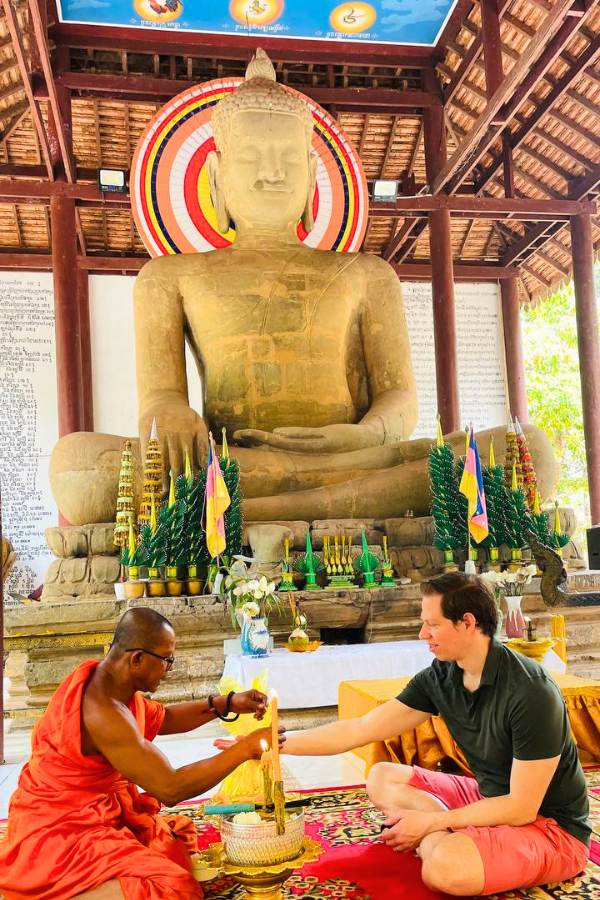 Walk of the Kings and get a special blessing from Buddhist monk for good luck.