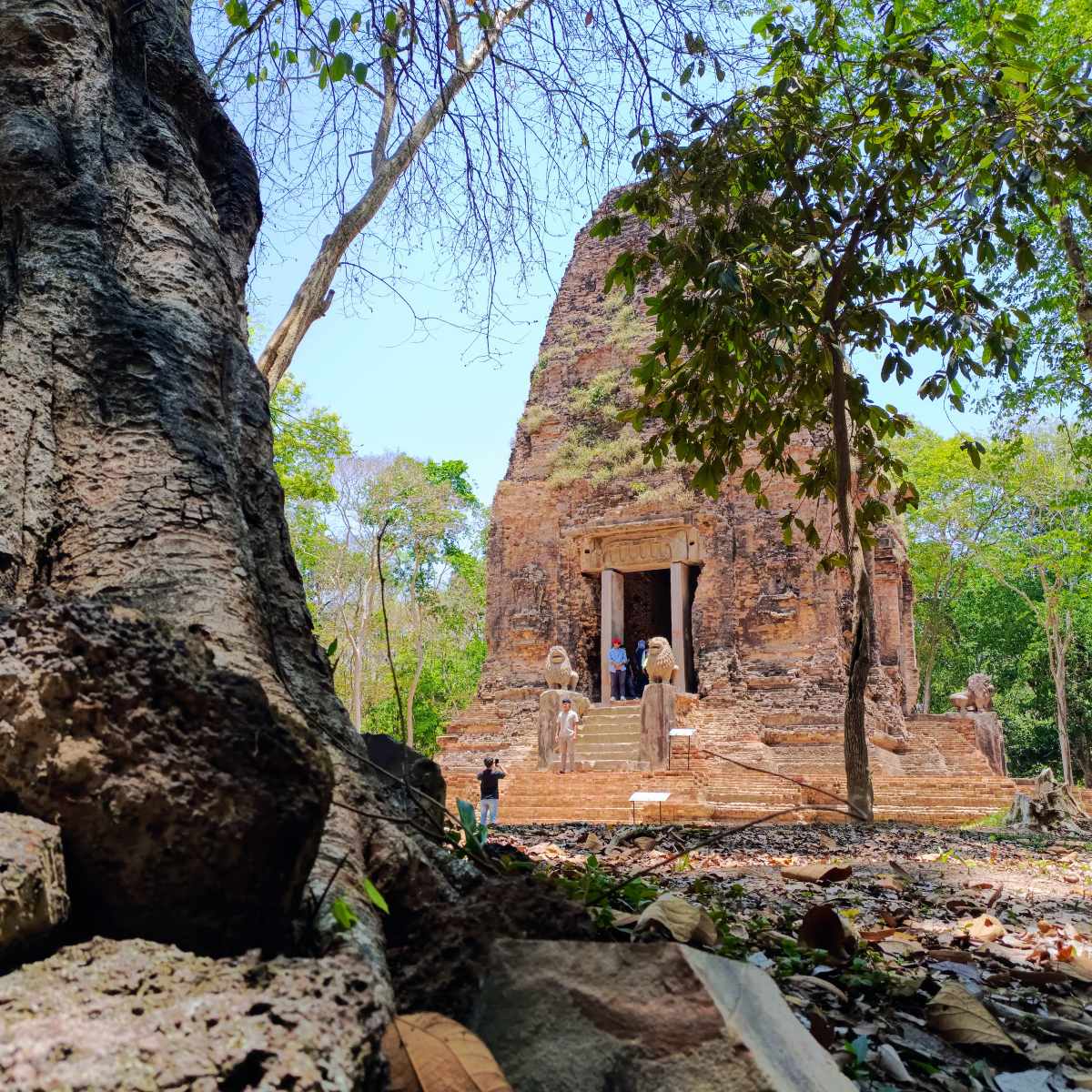 Private Siem Reap to Phnom Penh Taxi Service Stop at Sambor Prei Kuk Temples