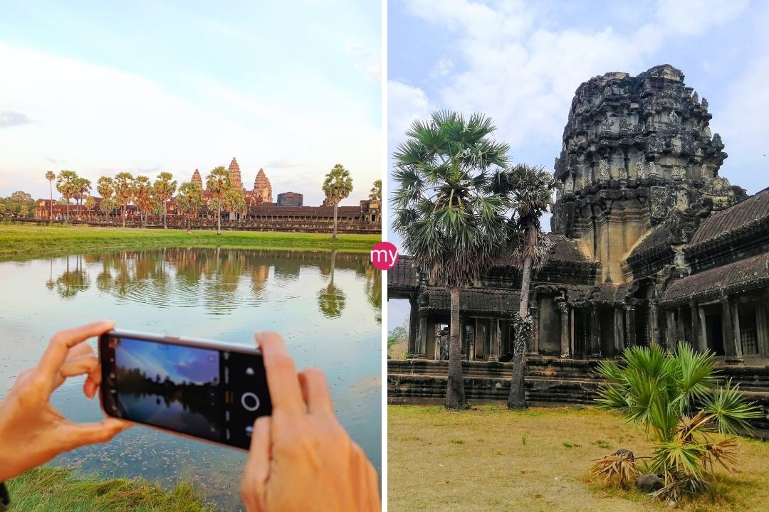 What is included in a private Angkor sunrise tour with hotel pickup - Professional English-Speaking Guide