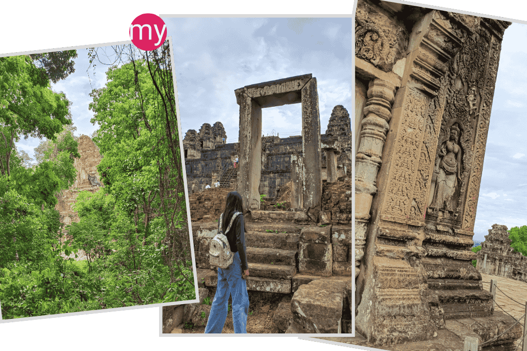 What do Angkor full-day sunrise with sunset tours usually include