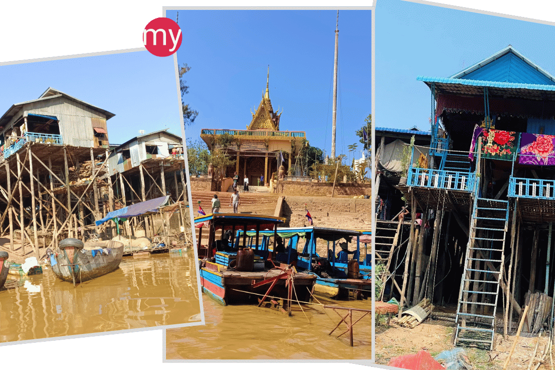 Kampong Phluk feels very different in the dry season and the green season